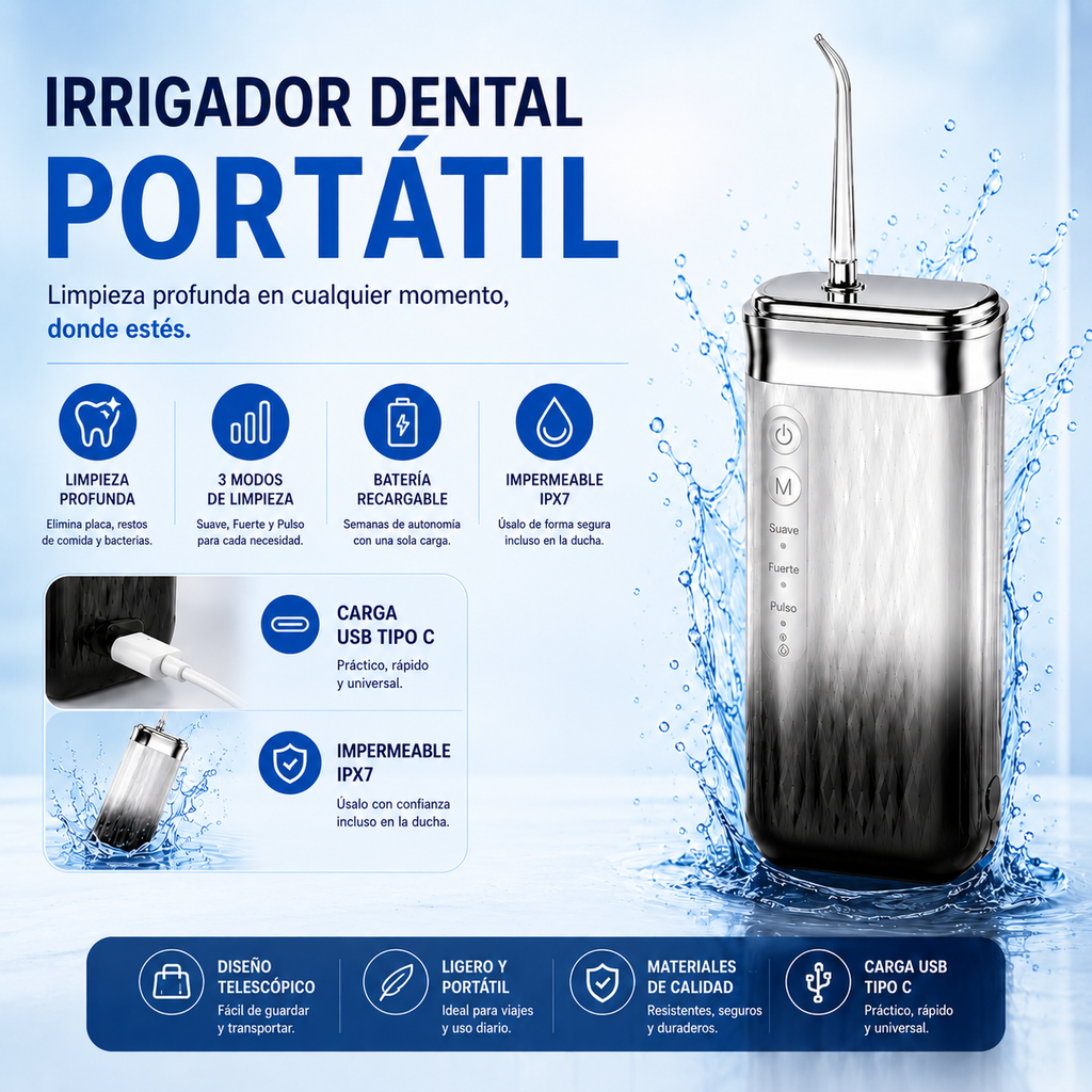 Irrigador Dental Portátil